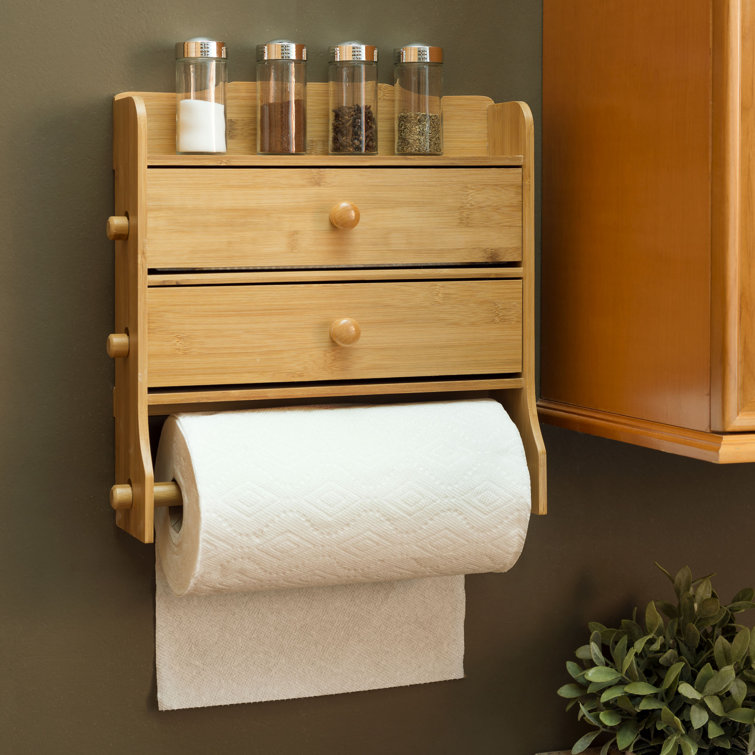 Red Barrel Studio® Wall/Under Mounted Paper Towel Holder & Reviews Wayfair